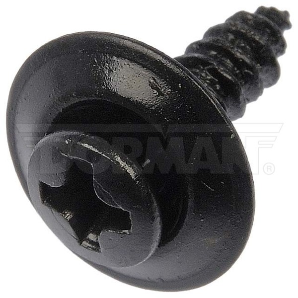 Motormite Trim Screw-Black Sems Head-8-18 X 5/8 In, 45586 45586